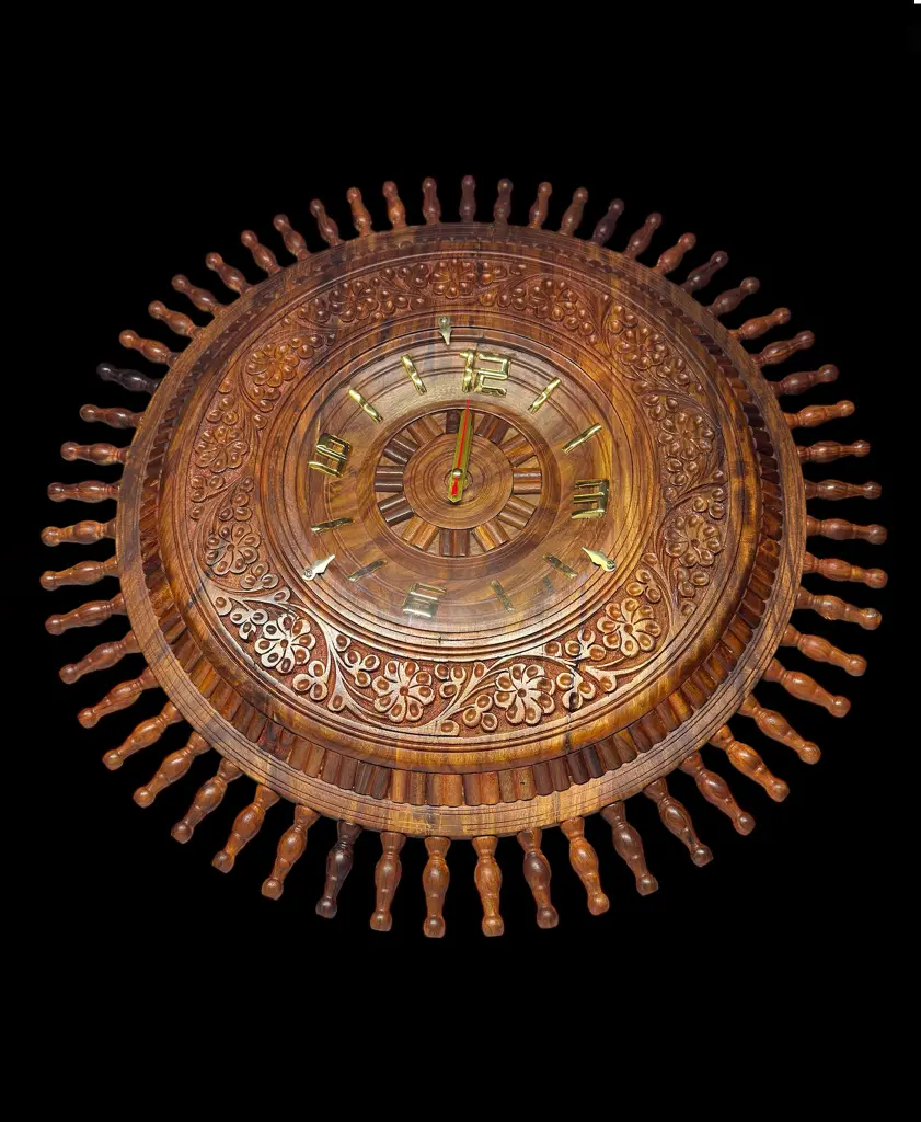 Wooden Wall Clock