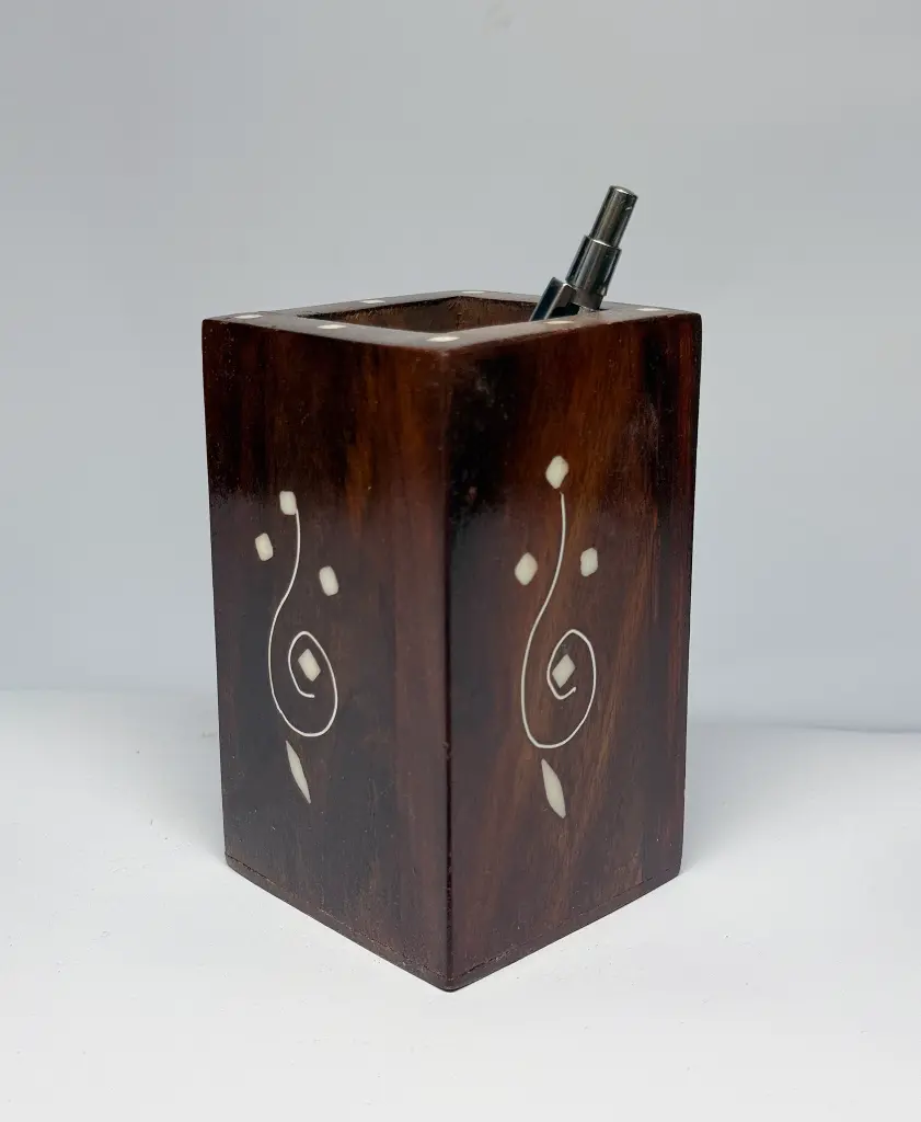 Wooden Pen Holder
