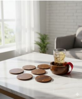 Wooden Tea Coasters